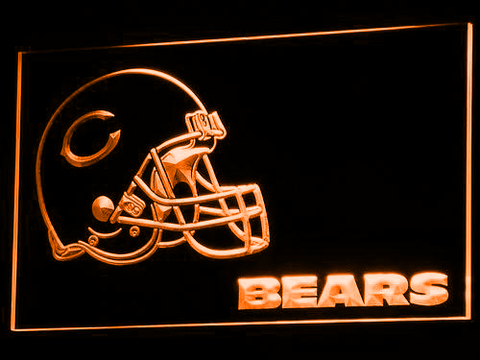 Chicago Bears Helmet LED Neon Sign